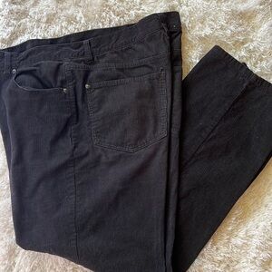 Calvin Klein men’s black corduroy straight leg jeans sz36x32